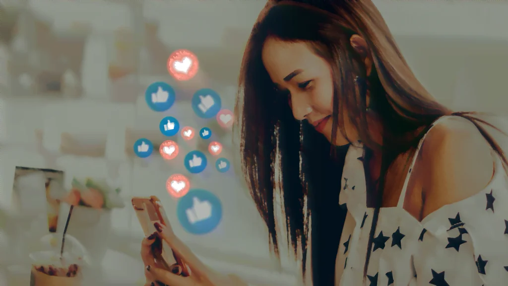 インスタグラムでインフルエンサーマーケティング|成功のポイントは? SNSをシェアしている画像