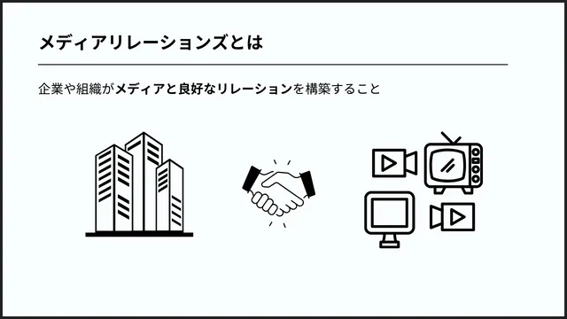メディアリレーションズとは?広報担当者のための用語解説 メディアリレーションズとは