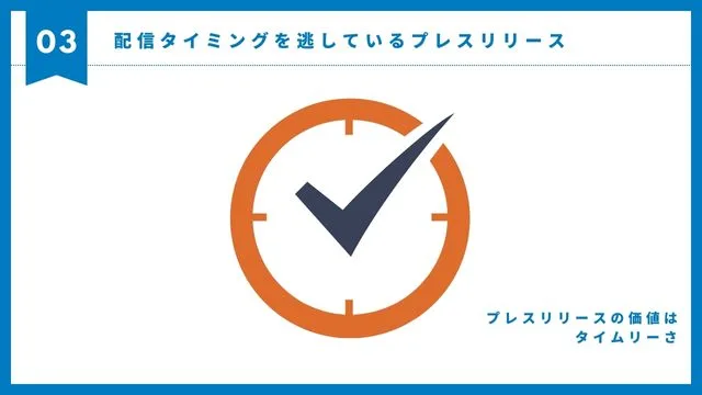 プレスリリース　タイミング　インフォグラフィック