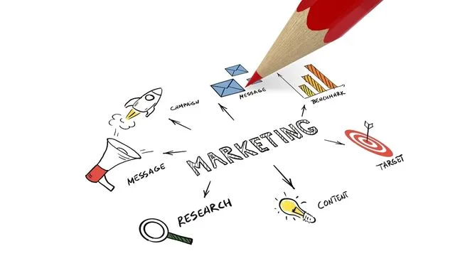 SEOとコンテンツマーケティングの違いは?混合してはいけない3つの理由と効果的な施策を解説! マーケティングのイラスト