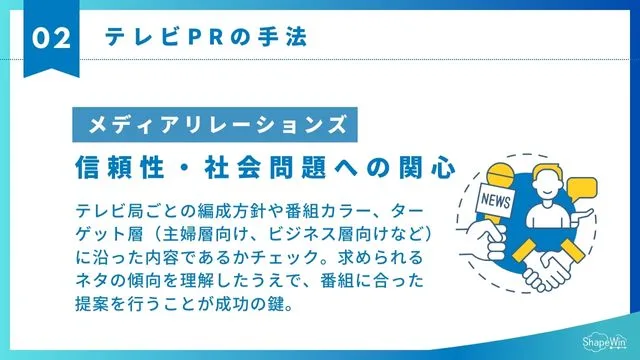 テレビ　特徴　メディアリレーションズ_インフォグラフィック