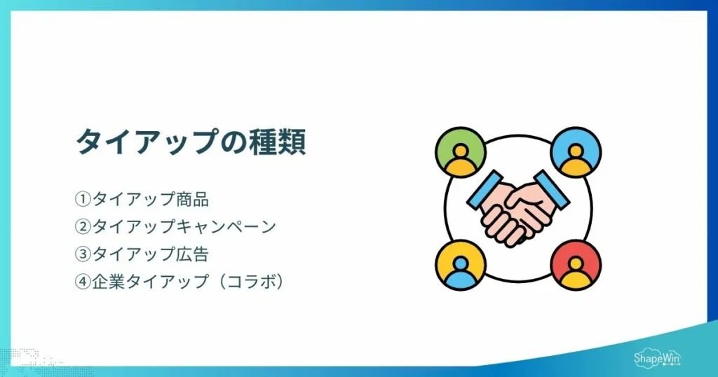「タイアップ」の一般的な使われ方＿インフォグラフィック
