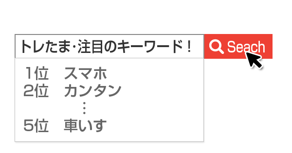 トレンドたまご・注目のキーワード